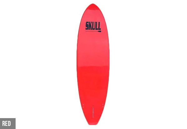 Skull Paddleboard with Leash - Two Sizes Available - North Island Urban Delivery Only