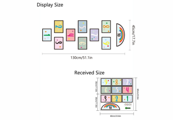 Children's Numerical Floor Hopping Game - Three Styles Available