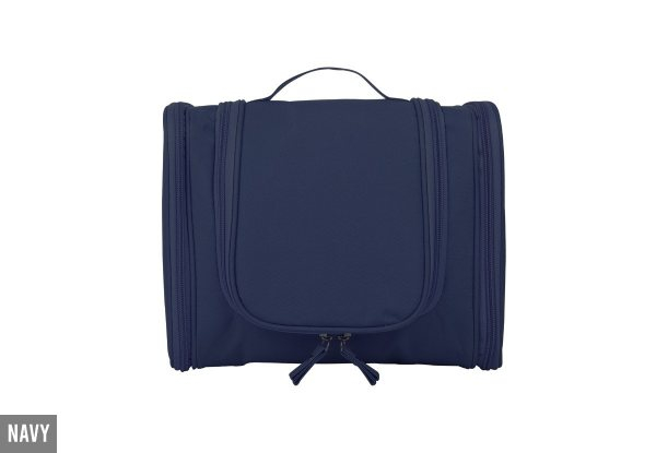 Hanging Travel Toiletry Bag - Four Colours Available & Option for Two with Free Delivery