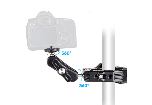 Camera & Phone Clamp Mount - Option for Two