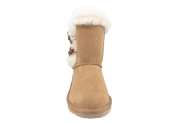 Ugg Australian-Made Water-Resistant Two Button Women's Boots - Six Sizes Available