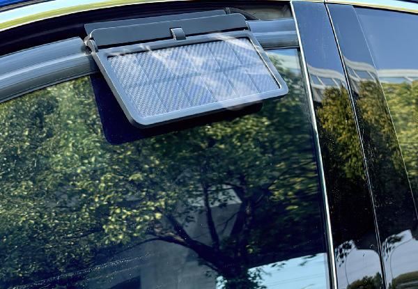 Solar Powered Car Exhaust Fan with Triple Outlets