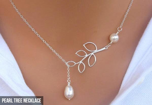 Little Bird or Pearl Tree Necklace