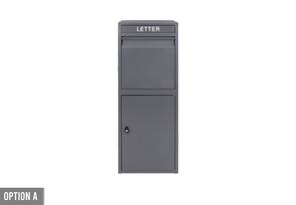 Freestanding Weatherproof Letterbox - Two Sizes Available