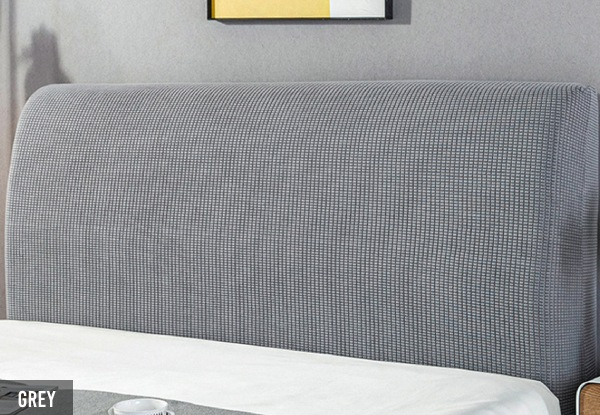 Elastic Bed Headboard Cover - Available in Four Colours & Three Sizes