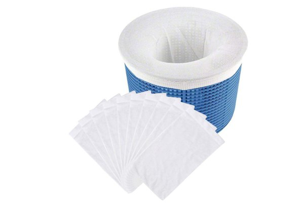 Five-Pack Swimming Pool Skimmer Filter Sock - Option for 10-Pack