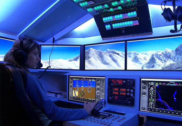 $75 for One-Hour of Virtual Flight Simulation or $125 for Two (value up to $250)