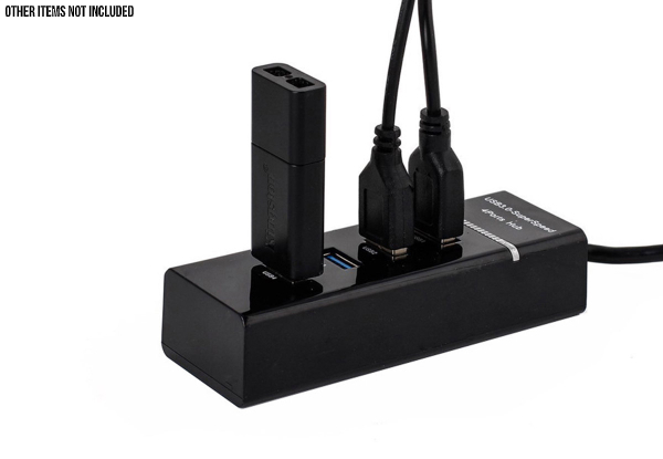 USB 3.0 Four-Port Hub - Two Colours Available & Option for Two