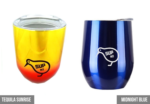 NZ Designed Stainless Steel Reusable Cup -  Option for Two & 20 Colours Available with Free Delivery