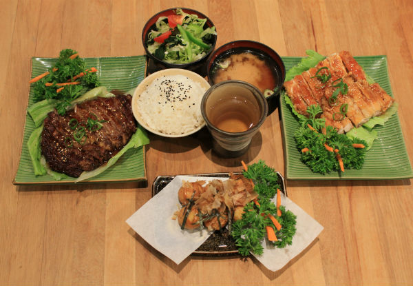 Entree to Share, One Main Each & Unlimited Green Tea for Two - Options for Four, Six or Eight People