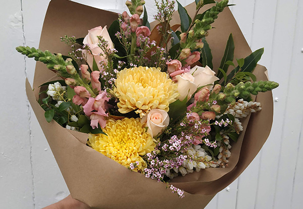 Beautiful Hand-Tied Flower Bouquets - Four Styles Available