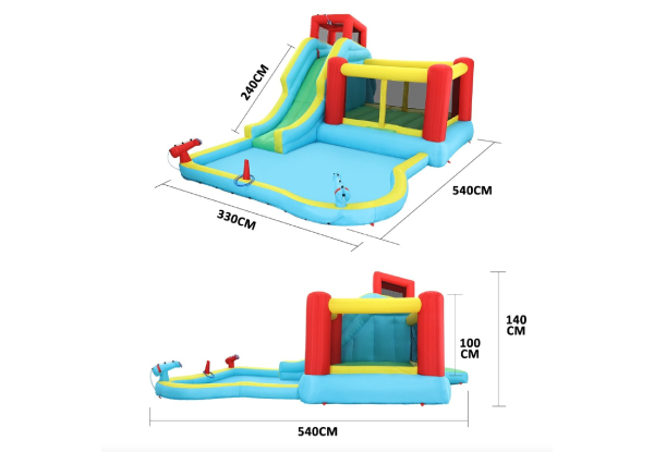 Climbing Bouncer Castle Water Park