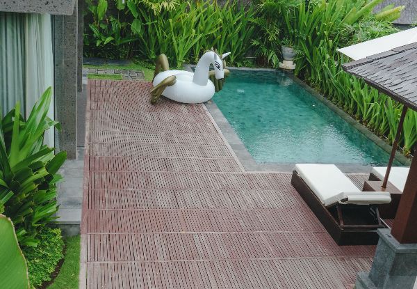 Per-Person, Twin-Share Four-Night Ubud, Bali Luxury Getaway incl. Villa with Private Pool, One-Hour Massage, Bali Zoo Entrance, City & Airport Transfers, Welcome Drink & More - Option for Six Nights
