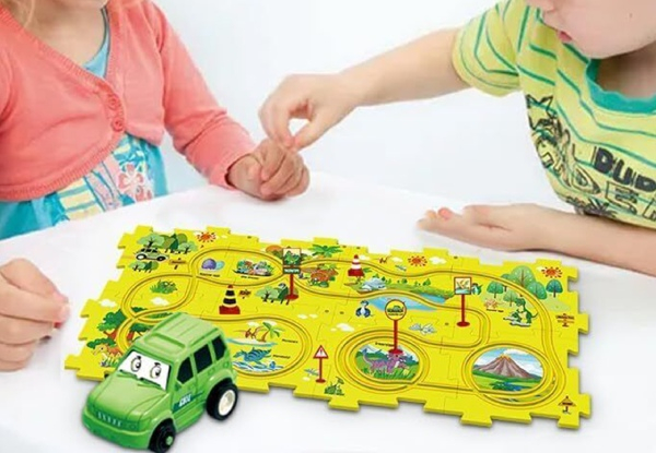 DIY Car Track Puzzle Play Set - Three Styles Available