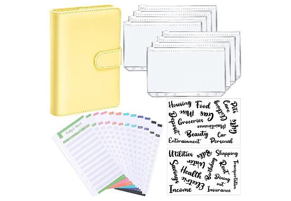 A6 Budget Planner Binder - Six Colours Available