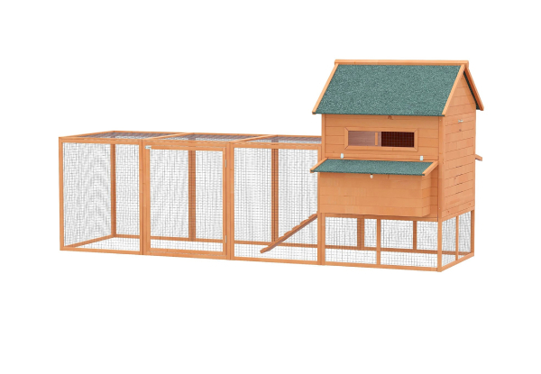 Petscene Wooden XX-Large Chicken Run Coop