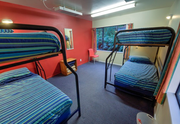 Two-Night YHA Franz Josef Accommodation for Two Adults - Options for Private Room or Private Ensuite or Family Room incl. up to Four Children