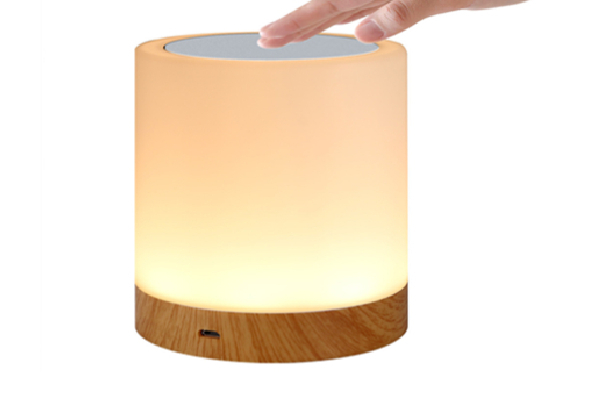 LED Colourful Wood Grain Rechargeable Night Light