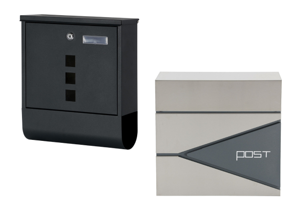 Wall-Mounted Vertical Locking Mail Box Range - Four Styles Available