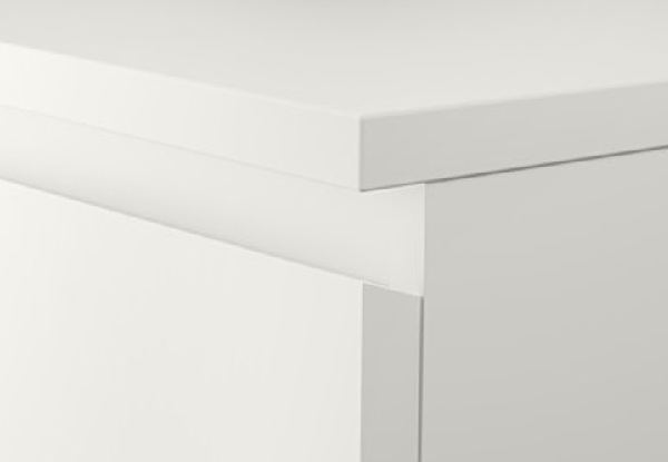 Ikea Malm Two Drawers Chest - Two Colours Available