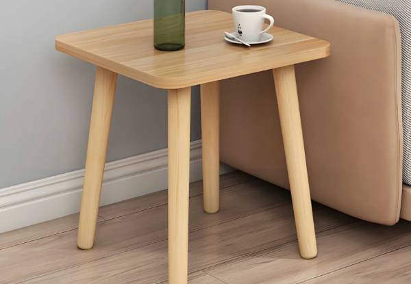Square 40cm Side Coffee Table - Available in Three Colours