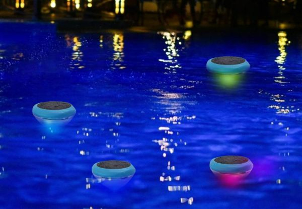 Solar Powered LED Submersible Pool Light