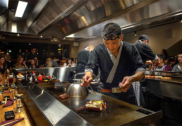 Five-Course Teppan Yaki Degustation Feast for Two People - Option for Four People - Valid Seven Days