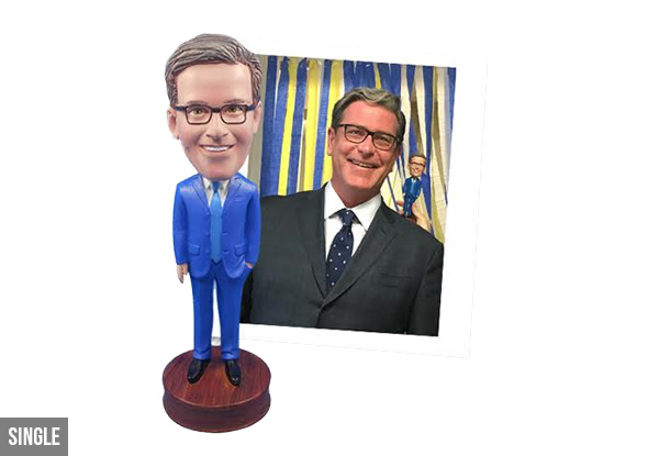 Custom Made Personalised Bobblehead - Options for Single, Couple or Family Sets