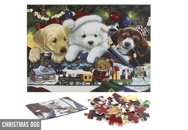 1000-Piece Christmas Puzzle - Three Options Available & Option for Two