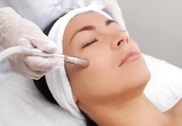 Diamond Microdermabrasion Facial Treatment - Options to incl. Mask & LED Light, Soothing Facial & Brow Shape, or Brow & Lash Tint