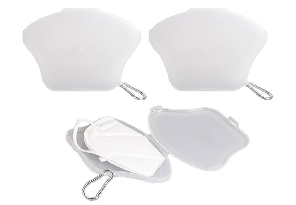 Three-Pack of Face Mask Storage Boxes - Six-Pack Available