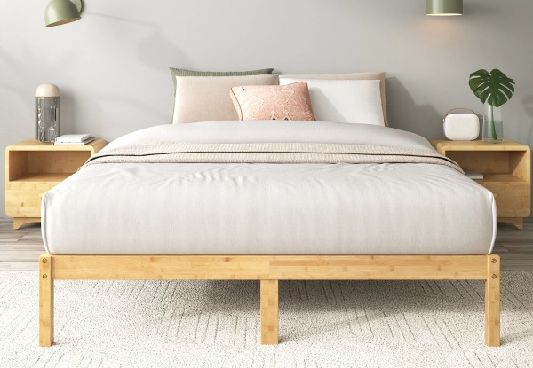 Zinus Bamboo Bed Base - Four Sizes Available