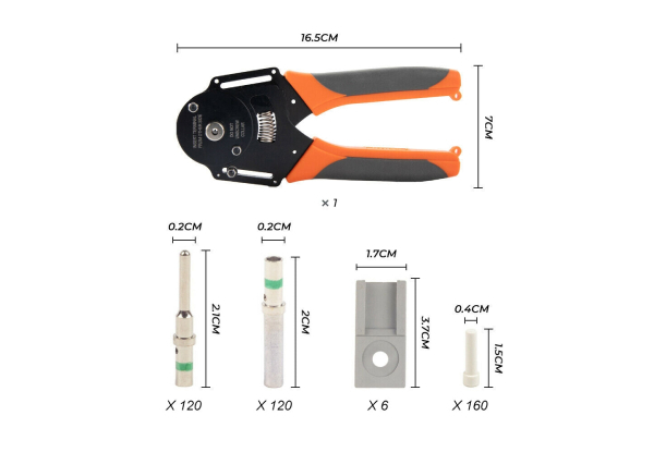 600-Piece Deutsch DT Connector Plug Kit