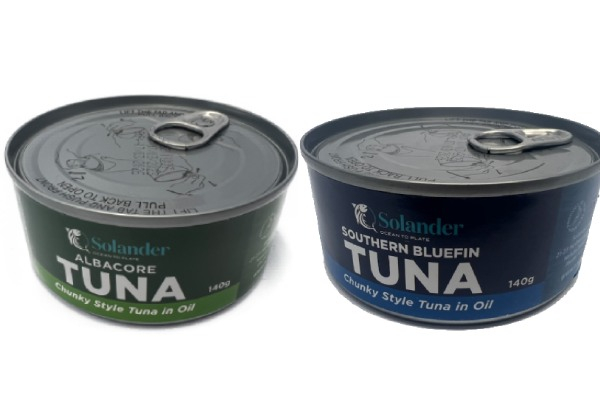 24-Pack Solander New Zealand Line Caught Chunky Canned Tuna - Two Options Available