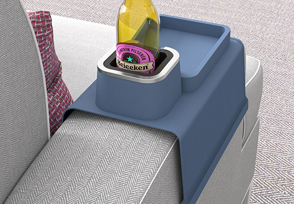 Anti-Spill & Anti-Slip Couch Drink Holder Tray - Four Colours Available