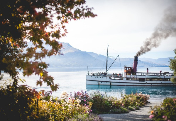 TSS Earnslaw Cruise on Lake Wakatipu, Queenstown incl. Walter Peak BBQ Lunch & Short Farm Demonstration for One Adult