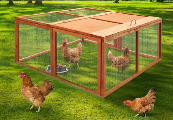 Petscene Foldable Chicken Coop Run