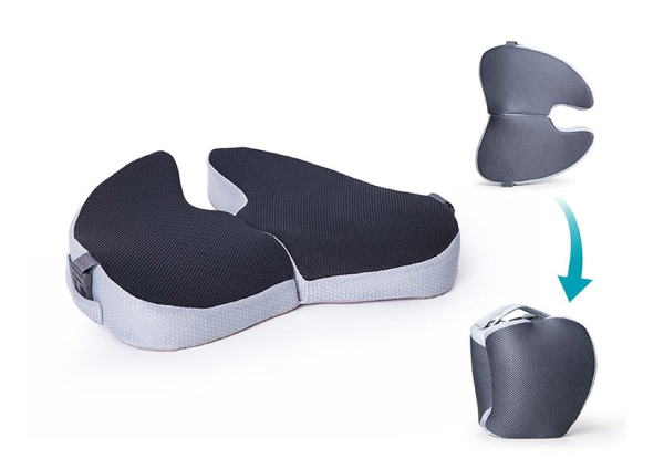 Foldable Memory Seat Cushion - Three Colours Available