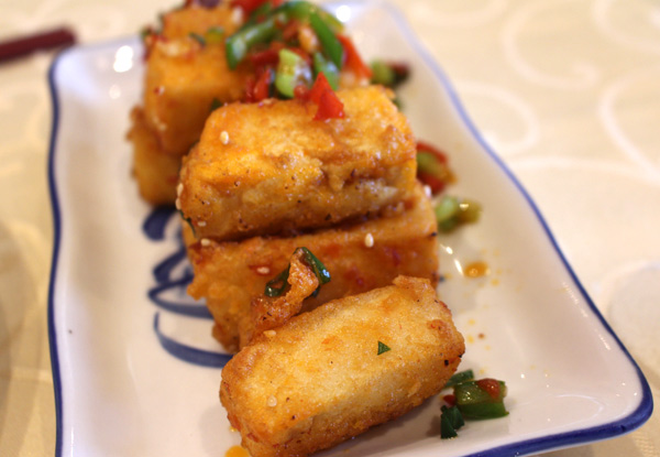 Three Yummy Yum Cha Dishes incl. Pork Spare Ribs, Five Spice Tofu & Pork & Prawn Dim Sum