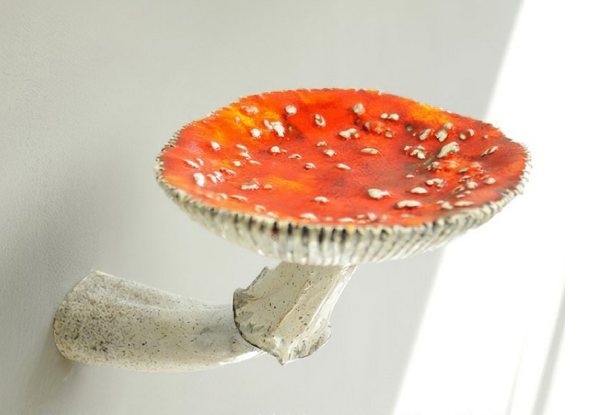 Mushroom Hanging Shelf - Three Sizes Available & Option for Two-Pack