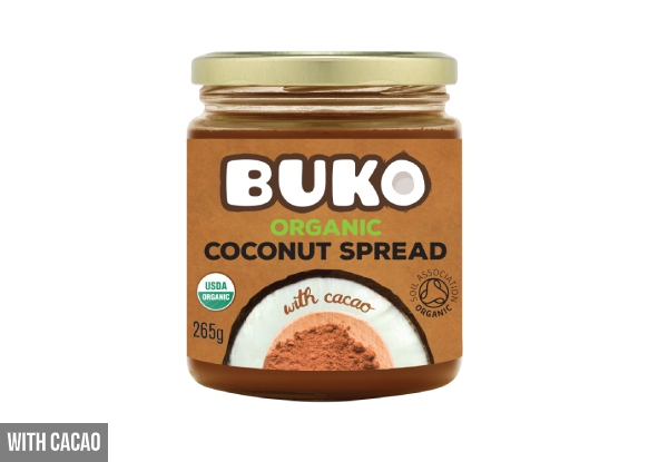 Buko Organic Coconut Spread - Three Flavours Available & Option for up to Three