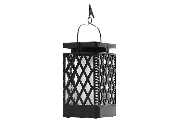 Solar Outdoor Flame Lantern - Option for Two