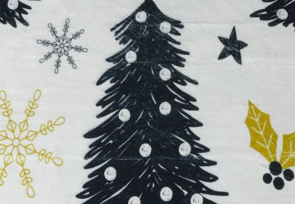 Santaco Double-Sided Throw Blanket Christmas Decor - Available in Two Colours & Two Sizes