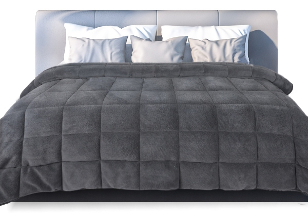 DreamZ 500GSM Quilt Doona Comforter Blanket - Available in Two Colours & Four Sizes