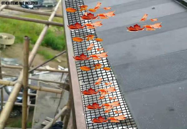 Anti-Clogging Gutter Mesh Cover - Options for Six or Eight Metres