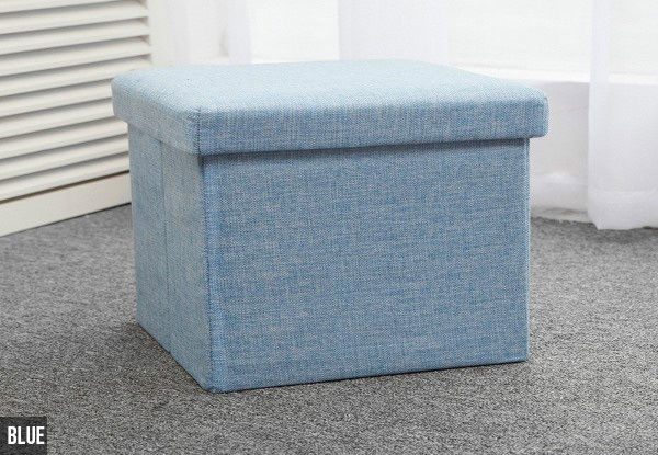 Square Linen Folding Home Storage Multifunctional Box - Five Colours Available with Free Delivery