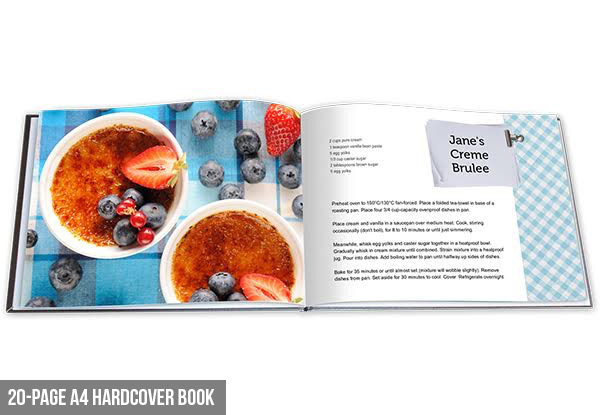 Personalised Recipe Book - Three Sizes Available