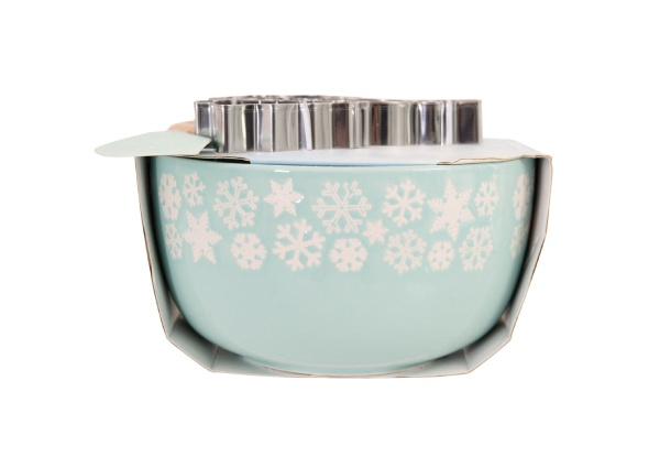 Bread & Butter Electroplate Christmas Mini Mix Bowl Set - Four Styles Available - Elsewhere Pricing $51.99