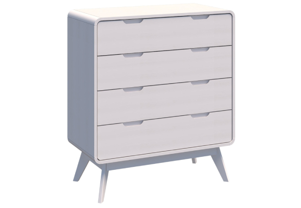 Four-Drawer Oslo Tallboy - Two Colours Available
