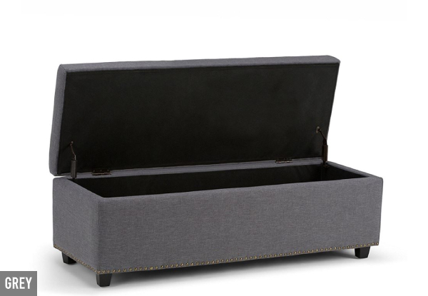 Storage Ottoman - Two Colours Available